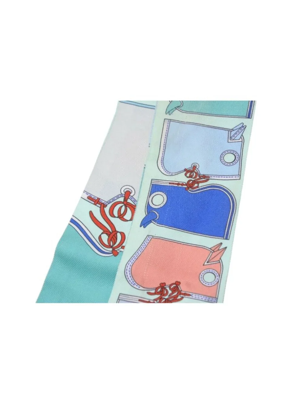 Hermes Twilly Camaille Green Multicolor Scarf
